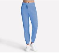 Jogginghose SKECHERS "SKECHLUXE ELEVATE JOGGER", Damen, Gr. L (42/44), N-Gr, blau (blau dawn), Obermaterial: 53% Viskose, 39% Polyester, 8% Elasthan, Hosen Jogginghose (29621824-L) blau dawn