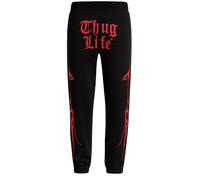 Jogginghose THUG LIFE "Thug Life Thug Life Ink Jogginghosen", Herren, Gr. 3XL, US-Größen, schwarz, 100% Baumwolle, normal, Hosen Jogginghose (14982809-XXXL) schwarz