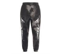 Jogginghose THUG LIFE "Thug Life Thug Life Sky Jogginghosen", Damen, Gr. XS, US-Größen, schwarz, grau, 100% Baumwolle, normal, Hosen Jogginghose (94666204-XS) schwarz, grau