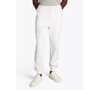Jogginghose TOMMY HILFIGER "GLOBAL STRIPE SWEATPANTS", Herren, Gr. M, N-Gr, weiß, Sweatware, Obermaterial: 100% Baumwolle, regular fit normal, Hosen Jogginghose (99125246-M) weiß