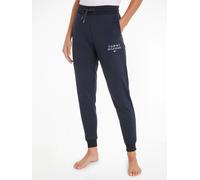 Jogginghose "TRACK PANTS", Damen, Gr. XS (34), N-Gr, schwarz (desert, sky), Sweatware, Obermaterial: 50% Baumwolle, 50% Polyester, TOMMY HILFIGER UNDERWEAR, meliert, Basic, bequem knöchellang, Hosen J