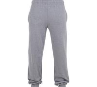 Jogginghose URBAN CLASSICS "Urban Classics Basic Loose Sweatpants", Herren, Gr. 3XL, US-Größen, grau (erdgrau), 80% Baumwolle, 20% Polyester, unifarben, loose fit, Hosen Jogginghose (72714316-XXXL) er