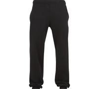 Jogginghose URBAN CLASSICS "Urban Classics Basic Loose Sweatpants", Herren, Gr. L, US-Größen, schwarz, 80% Baumwolle, 20% Polyester, unifarben, loose fit, Hosen Jogginghose (89068558-L) schwarz