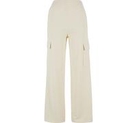 Jogginghose URBAN CLASSICS "Urban Classics Damen Ladies Baggy Light Terry Sweat Pants", Damen, Gr. 4XL, US-Größen, sandweiß, 70% Baumwolle, 30% Polyester, unifarben, oversize, Hosen Jogginghose (50147