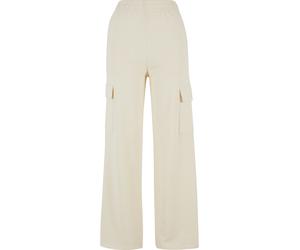 Jogginghose URBAN CLASSICS "Urban Classics Damen Ladies Baggy Light Terry Sweat Pants", Damen, Gr. 5XL, US-Größen, sandweiß, 70% Baumwolle, 30% Polyester, unifarben, oversize, Hosen Jogginghose (50147