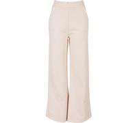 Urban Classics Damen Ladies Heavy Terry Garment Dye Slit Pants, Rosa, S EU
