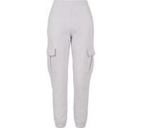 Urban Classics Ladies High Waist Cargo Sweat Pants in Gr. 4XL in Violet