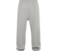 Jogginghose URBAN CLASSICS "Urban Classics Fluffy Sweatpants", Herren, Gr. 3XL, US-Größen, grau (lightasphalt), 70% Baumwolle, 30% Polyester, unifarben, loose fit, Hosen Jogginghose (91744650-XXXL) li