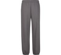 Jogginghose URBAN CLASSICS "Urban Classics Fluffy Sweatpants", Herren, Gr. S, US-Größen, grau (magnet), 70% Baumwolle, 30% Polyester, unifarben, loose fit, Hosen Jogginghose (77769869-S) magnet