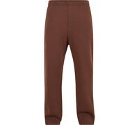Jogginghose URBAN CLASSICS "Urban Classics Fluffy Trackpants", Herren, Gr. XL, US-Größen, chocolatebraun, 70% Baumwolle, 30% Polyester, unifarben, loose fit, Hosen Jogginghose (30199946-XL) chocolateb