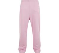 Jogginghose URBAN CLASSICS "Urban Classics Fluffy Trackpants", Herren, Gr. XXL, US-Größen, softpink, 70% Baumwolle, 30% Polyester, unifarben, loose fit, Hosen Jogginghose (42677615-XXL) softpink