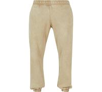 Jogginghose URBAN CLASSICS "Urban Classics Herren Heavy Stone Washed Sweatpants" Gr. XL, US-Größen, beige (unionbeige), Herren, 70% Baumwolle, 30% Polyester, unifarben, Hosen (48983960-XL) unionbeige