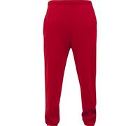 Jogginghose URBAN CLASSICS "Urban Classics Herren Sweatpants", Herren, Gr. XS, US-Größen, rot, 65% Baumwolle, 35% Polyester, unifarben, loose fit, Hosen Jogginghose (43506410-XS) rot