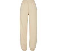 Jogginghose URBAN CLASSICS "Urban Classics Ladies Basic Essential Sweatpants", Damen, Gr. 3XL, US-Größen, beige (sand), 70% Baumwolle, 30% Polyester, unifarben, normal, Hosen Jogginghose (21527612-XXX