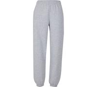 Jogginghose URBAN CLASSICS "Urban Classics Ladies Basic Essential Sweatpants", Damen, Gr. S, US-Größen, erdgrau, 70% Baumwolle, 30% Polyester, unifarben, normal, Hosen Jogginghose (16600621-S) erdgrau