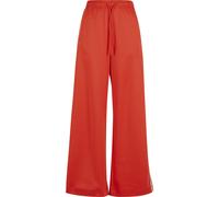 Jogginghose URBAN CLASSICS "Urban Classics Ladies Wide Leg Track Pants", Damen, Gr. 5XL, US-Größen, signalrot, 100% Polyester, unifarben, loose fit, Hosen Jogginghose (62532712-5XL) signalrot