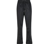 Jogginghose URBAN CLASSICS "Urban Classics Pintuck Tricot Track Pants", Herren, Gr. L, US-Größen, schwarz, 100% Polyester, unifarben, normal, Hosen Jogginghose (55396534-L) schwarz