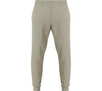 Jogginghose URBAN CLASSICS "Urban Classics Scuba Basic Sweatpants", Herren, Gr. 3XL, US-Größen, palegrün, 95% Polyester, 5% Elasthan, unifarben, normal, Hosen Jogginghose (77069956-XXXL) palegrün