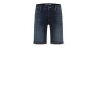 MAC Regular Fit Bermudas in Denim-Optik mit Eingrifftaschen in Dunkelblau, Größe 34