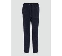 Jogpants aus Feincord mit Elastikbund 38 blau 2160115.5959.38