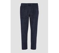 Jogpants aus Feincord mit Elastikbund 48 blau 2163312.5959.48