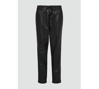 Jogpants aus Lederimitat 46 schwarz 2158542.9999.46