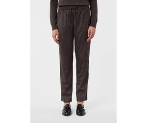 Jogpants in Veloursoptik braun 42