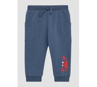 Jogpants mit aufgesetzten Taschen und Print 92 blau 2164704.5739.92