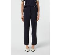 Jogpants mit Elastikbund und Biesen-Detail blau 46