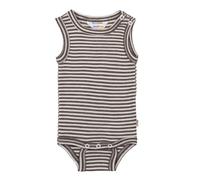 Joha Baby Ärmelloser Merinowolle-Seide Body, Größe:68/74, Farbe:Brown