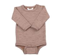 Joha Baby Jungen Mädchen Langarmbody Merinowolle, Größe:68/74, Farbe:rost