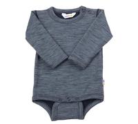 Joha Baby Jungen Mädchen Langarmbody Merinowolle, Größe:80, Farbe:blau