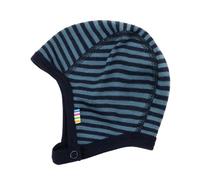 Joha Baby Jungen Mädchen Mütze Merino-Wolle, Größe:37, Farbe:blau