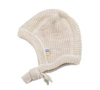 Joha Baby Jungen Mädchen Mütze Merino-Wolle, Größe:45, Farbe:Creme