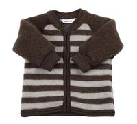 Joha Baby Jungen Mädchen Strickjacke Wollfleece Merinowolle, Größe:80, Farbe:braun
