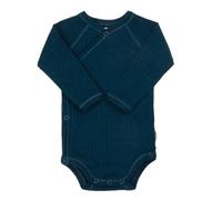 Joha Baby Jungen Mädchen Wickelbody Langarm Merinowolle, Größe:50, Farbe:dunkeltürkis