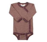 Joha Baby Jungen Mädchen Wickelbody Langarm Merinowolle, Größe:68/74, Farbe:Rose