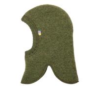 Joha Baby Kinder Schalmütze Wollfleece Merinowolle, Größe:54, Farbe:dunkelolive