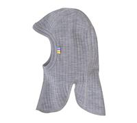Joha Baby Kinder Unisex Schalmütze Balaclava aus Reiner Merino-Wolle, Größe:45, Farbe:grau Melange