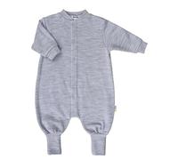 Joha, Baby Kleinkind Merino Anzug Overall, 95% Merinowolle, 5% Polyamid (Grau, 50 (46-52))
