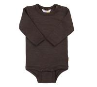 Joha Baby Langarmbody Merinowolle Seide, weicher Wollbody mit Druckknöpfen, Unisex