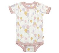Joha Baby Mädchen Jungen Body Kurzarm Bambus, Größe:50, Farbe:Rose