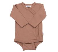 Joha Baby Mädchen Jungen Wickelbody Langarm Merino-Wolle, Größe:80, Farbe:rost
