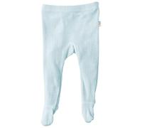 Joha Baby Unisex Leggings mit Fuß aus Reiner Merinowolle Natur, Größe:68/74, Farbe:Light Blue
