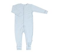 Joha Baby Unisex Schlafoverall aus Reiner Merino-Wolle, Größe:50, Farbe:Light Blue