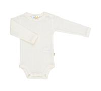Joha Langarm-Body SOFT mit Wolle und Seide in off white, Gr. 68/74, junge,maedchen