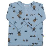 Joha - Kid's 16235 Blouse - Longsleeve, Gr. 56-62 60, blau (BlueWindMill)