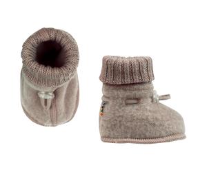 Joha - Kid's 68 Sleeping Booties - Hüttenschuhe, Gr. 56-62 60, braun (SesameMelange)