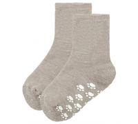 Joha - Kid's 721 Wool Sock Anti-Slip - Hüttenschuhe, Gr. 15-18, grau (BeigeMelange)