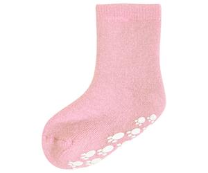 Joha - Kid's 721 Wool Sock Anti-Slip - Hüttenschuhe, Gr. 19-22, rosa (Rosa)